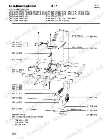 Схема №2 OKO S.4042-2 KG с изображением Микромодуль для холодильной камеры Aeg 8996711593922